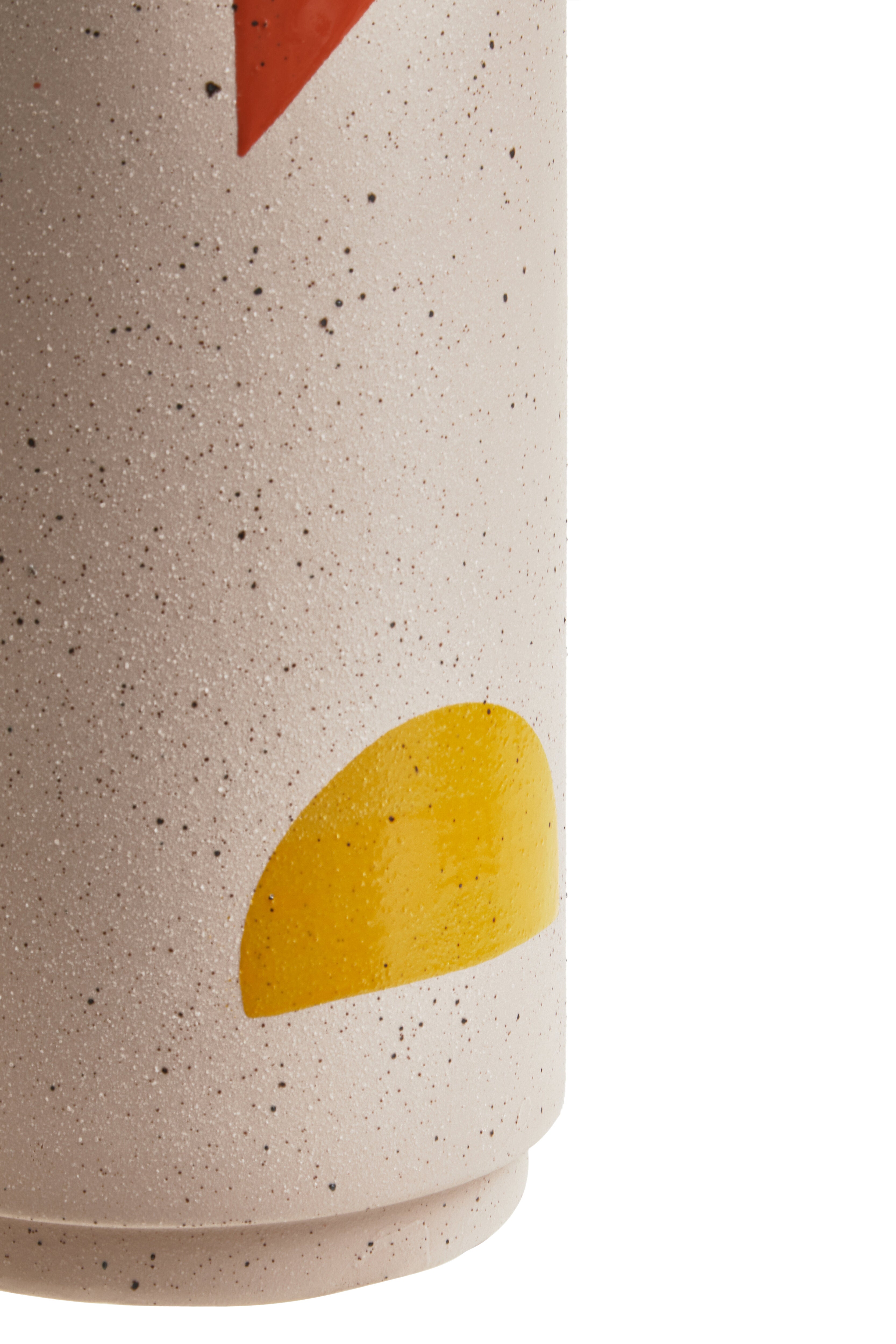 Carlo Abstract Shapes Earthy Vase | Small